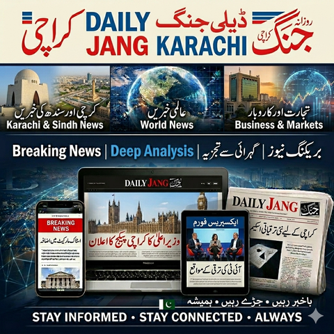 Daily Jang Karachi | 12-March-2026 | Latest Urdu News