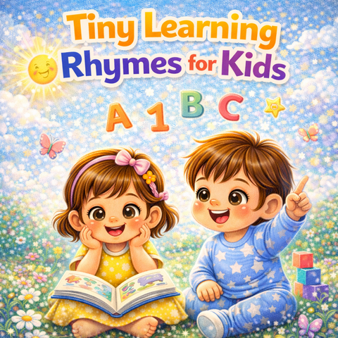 Tiny Learning Rhymes for Kids | Fun Preschool Rhymes Ages 3–5 | Printable Personalized Kids Book