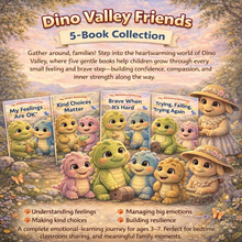 Dino Valley Friends 5-Book Bundle – Kids Emotional Learning Series (Ages 3–7)
