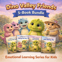 Dino Valley Friends 5-Book Bundle – Kids Emotional Learning Series (Ages 3–7)