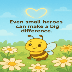 Little Heroes Big Lessons – Benny the Brave Honeybee Saves the Meadow