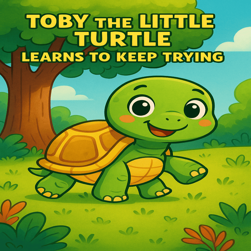 Little Heroes Big Lessons – Toby the Little Turtle Learns to Keep Trying