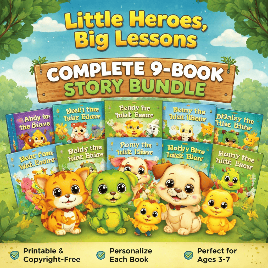 Little Heroes Big Lessons – Complete 9-Book Children’s Story Bundle